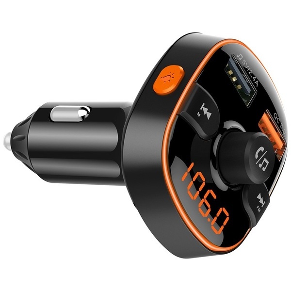 QC3.0 RGB light Car Charger - Bluetooth 5.0 & FM Transmitter image