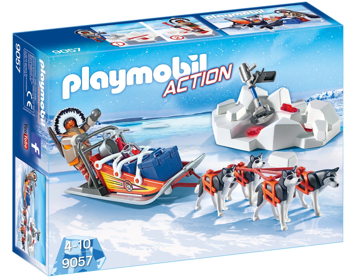 Playmobil: Action - Husky Drawn Sled (9057) image