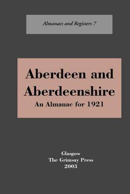 Aberdeen and Aberdeenshire by Oliver And Boyd image