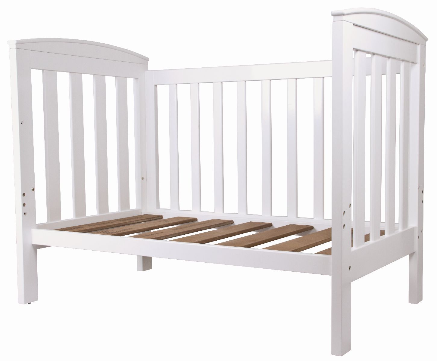 Bebe Care Oxford Cot / Bed (White)