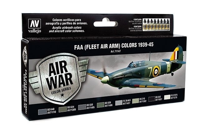 Vallejo: Fleet Arm Arm Colours 1939-1945 Paint Set image