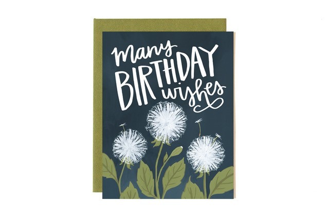 One Canoe Two: Dandelion Birthday - Greeting Card image