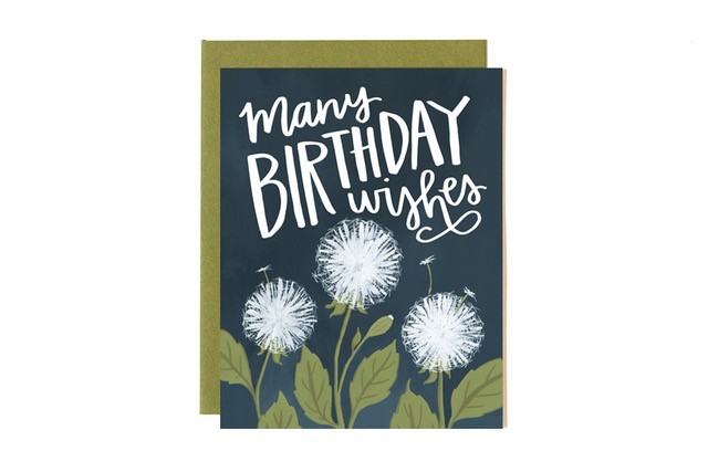 One Canoe Two: Dandelion Birthday - Greeting Card