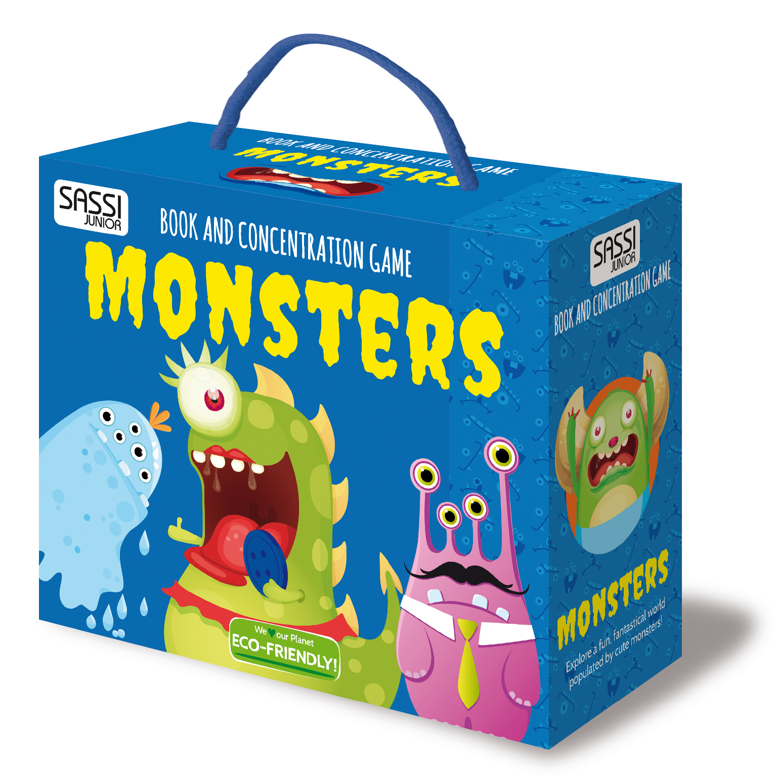 Sassi Book and Memory Matching Set (Monsters) image