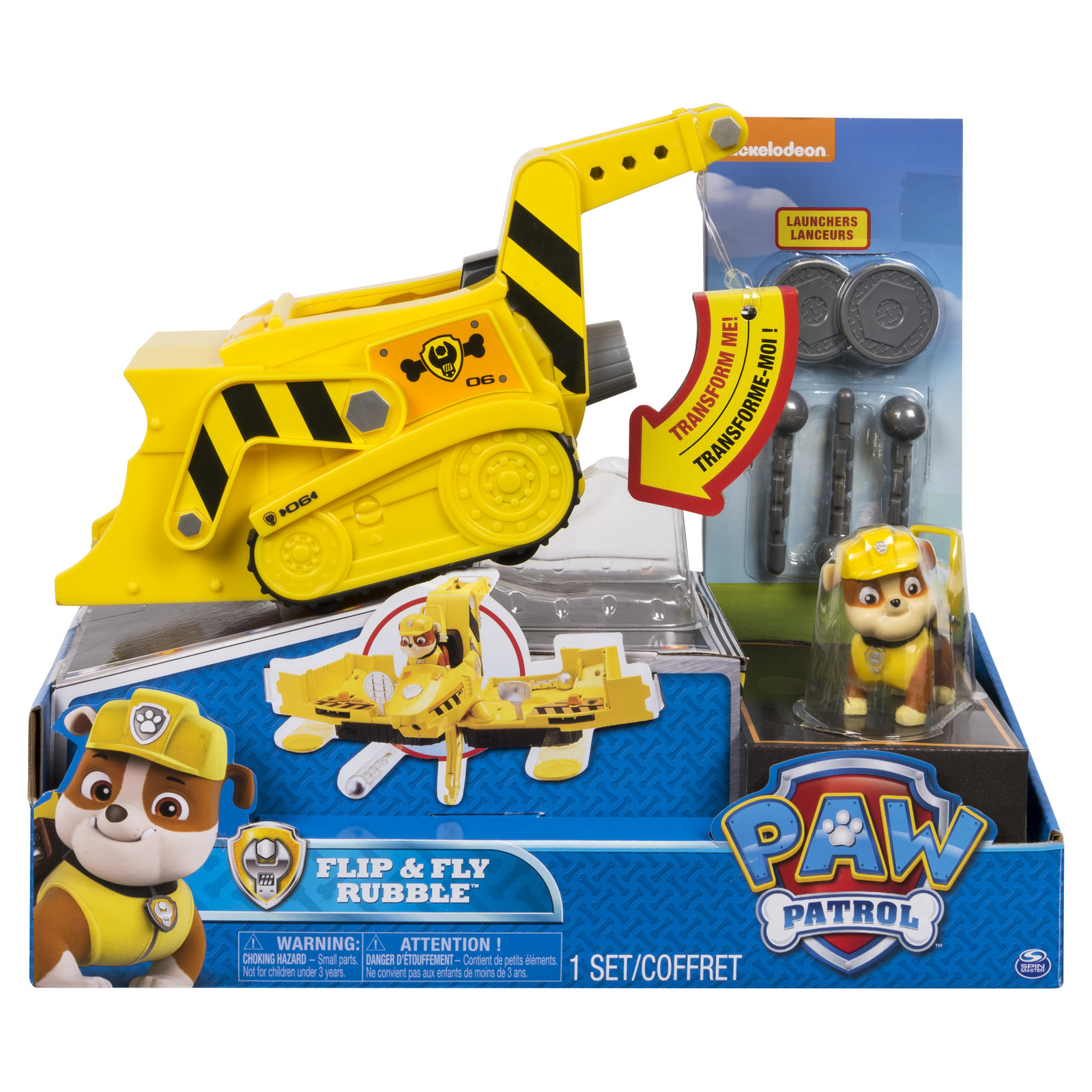 paw patrol toys flip and fly