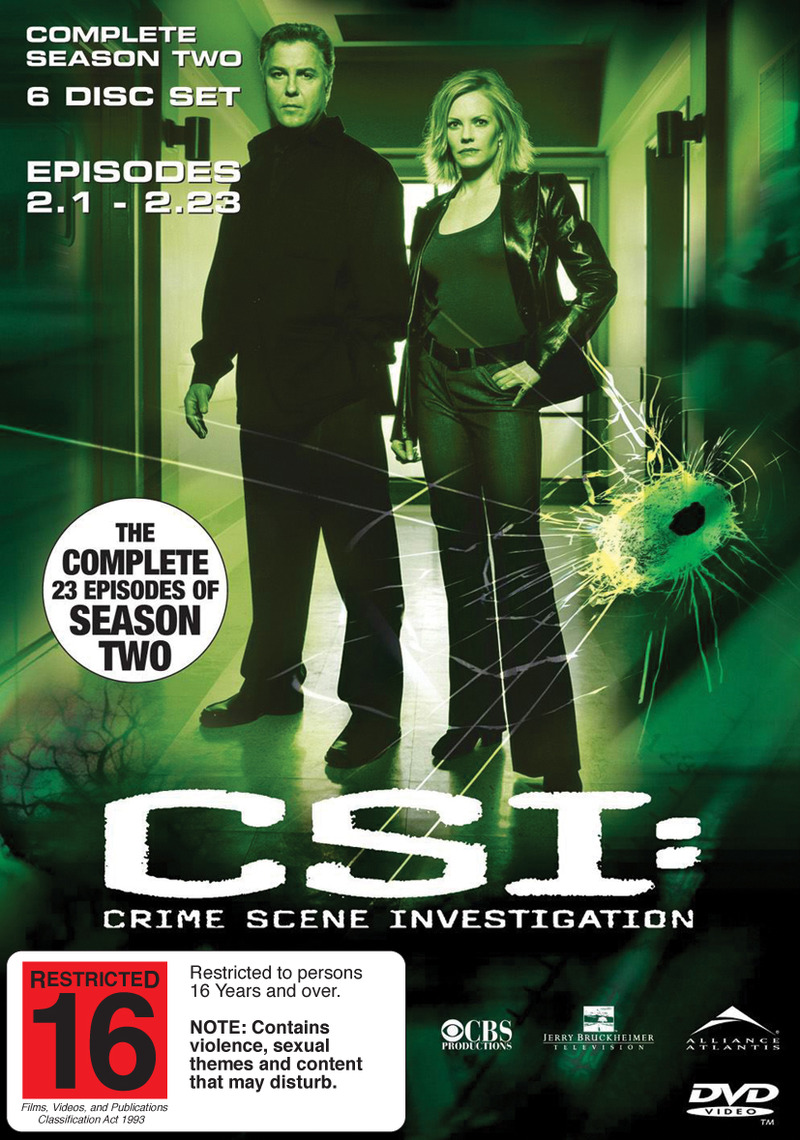 CSI - Las Vegas: Complete Season 2 (6 Disc Set) on DVD image