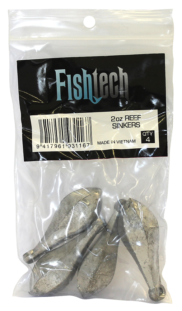 Fishtech Reef Sinkers 2oz (4 per pack) image