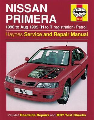 Nissan Primera Petrol (90 - Aug 99) H To T by Haynes Publishing image