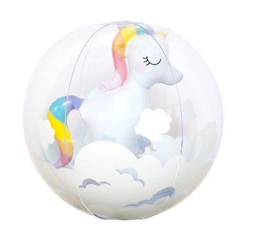 Sunnylife: 3D Inflatable Beach Ball - Unicorn image