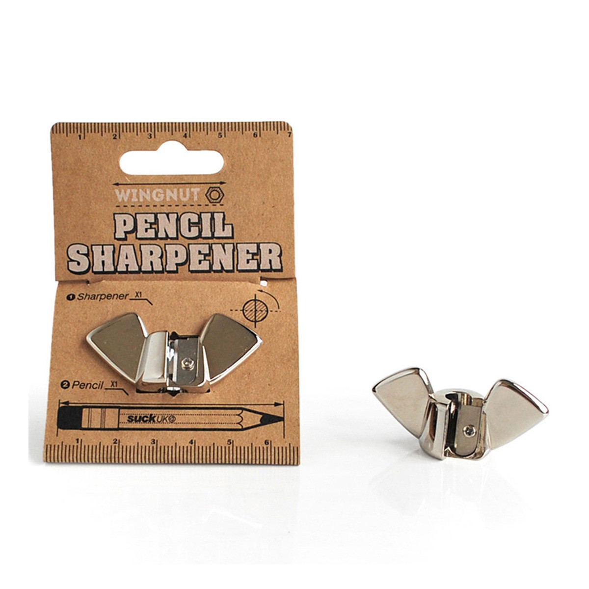 Suck UK: Wingnut Pencil Sharpener image