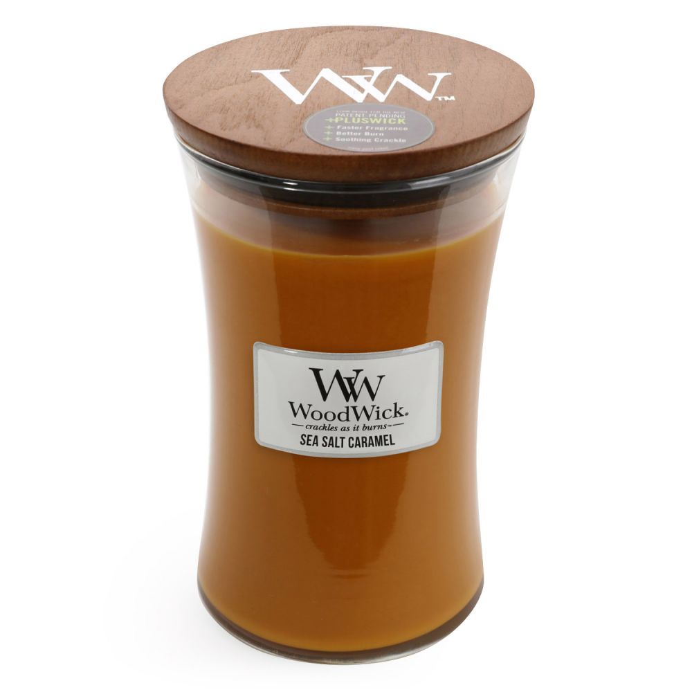 Woodwick Candle - Sea Salt Caramel (Large)