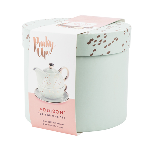 Addison Champagne Dots Tea for One Set at Mighty Ape NZ