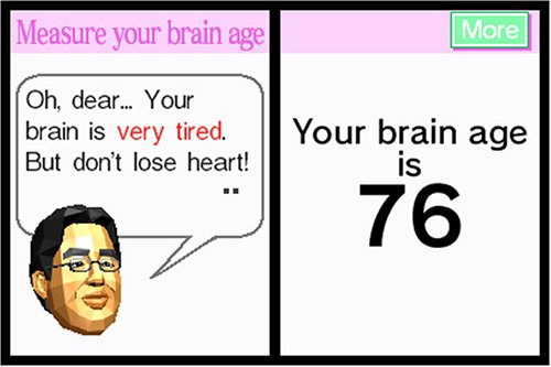 Brain Training: How Old Is Your Brain? (aka Brain Age: Train Your Brain in Minutes a Day) on DS