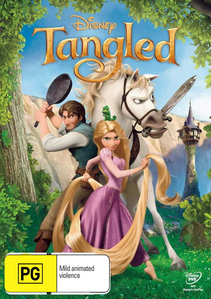 Tangled on DVD image