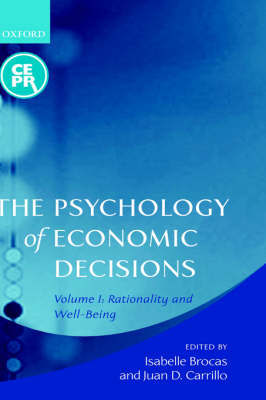 The The Psychology of Economic Decisions: Volume 1 image