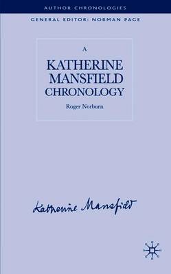 A Katherine Mansfield Chronology image