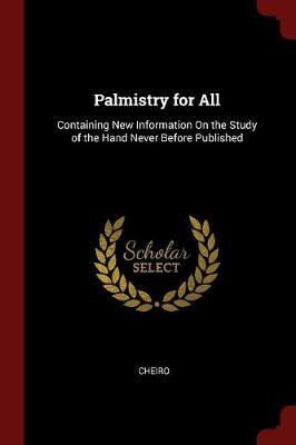 Palmistry for All by "Cheiro" image
