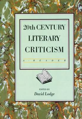 Twentieth Century Literary Criticism by David Lodge image