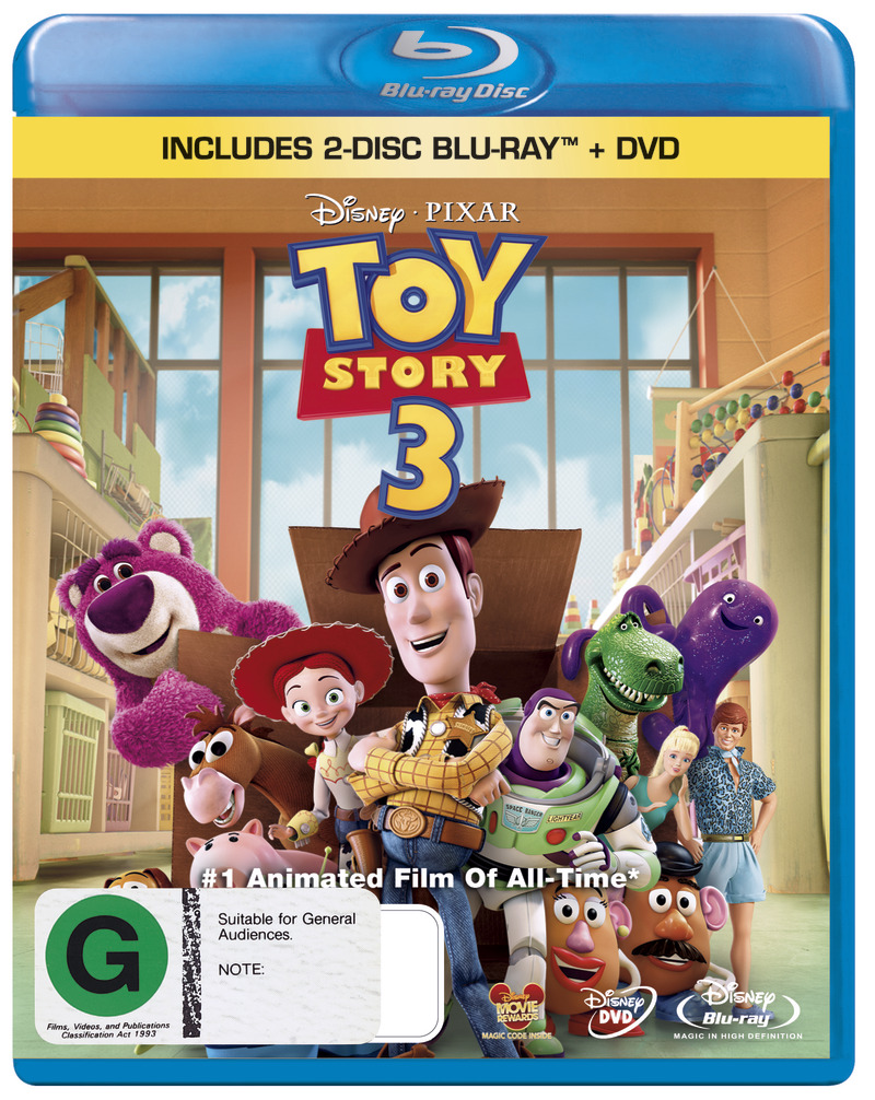 Toy Story 3 on DVD, Blu-ray image