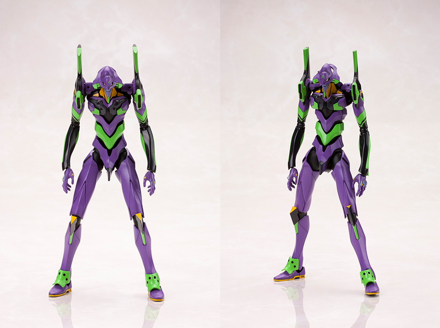 Evangelion 1/400 Scale EVA-01 Test Type Model Kit image