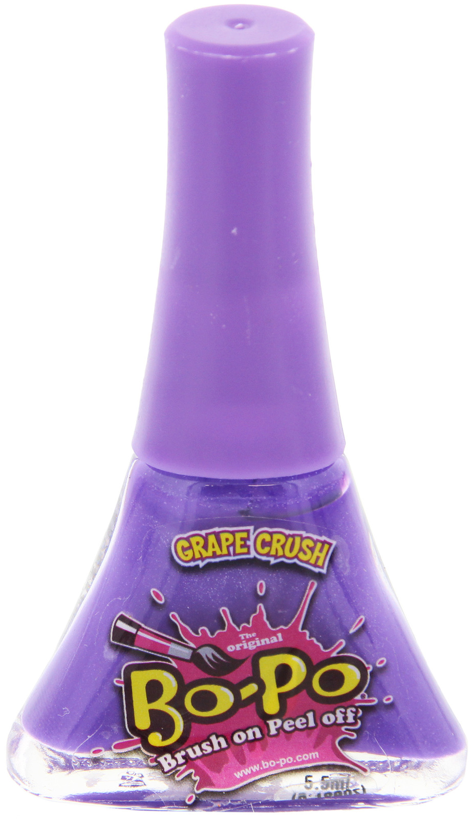 Bo-Po Scented Peel Off Nail Colour (Grape Crush/Purple) image