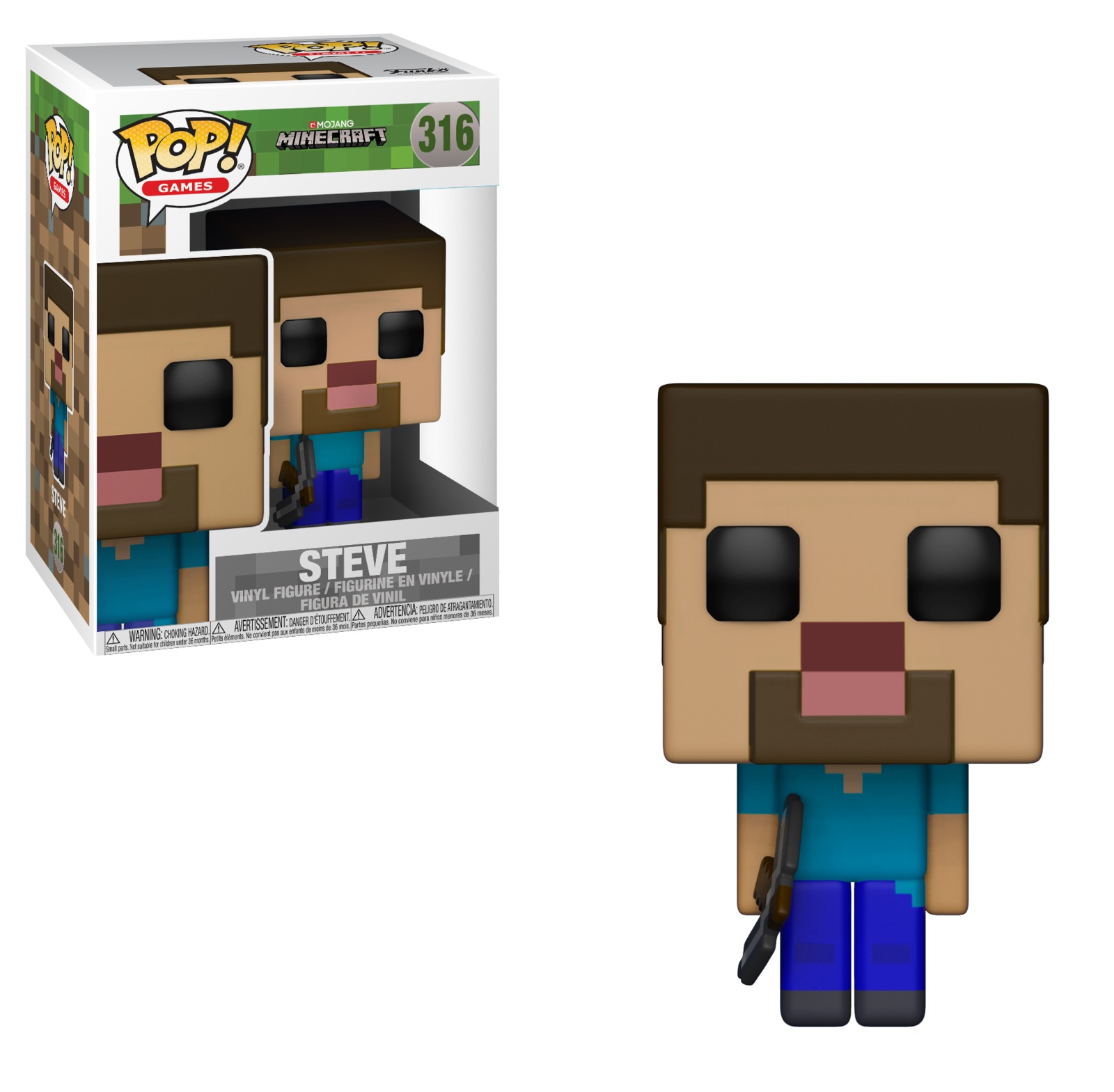 Minecraft - Steve Pop! Vinyl Figure image