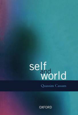 Self and World by Quassim Cassam image