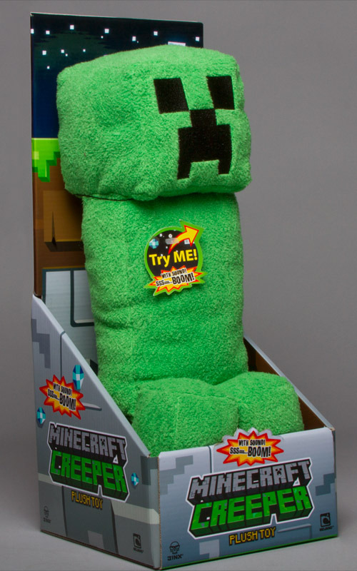 Minecraft Creeper 14" Talking Plush Toy at Mighty Ape NZ