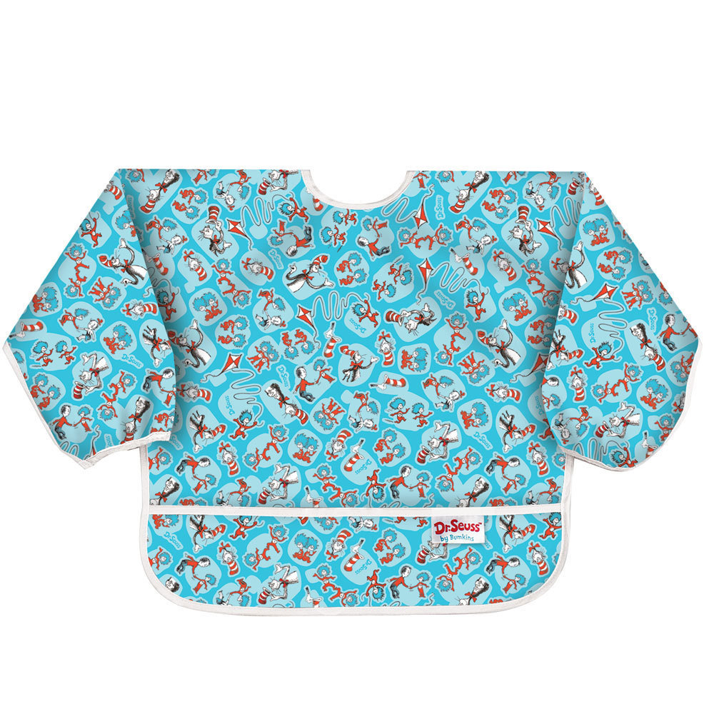 Waterproof Sleeved Bib - Cat in the Hat image