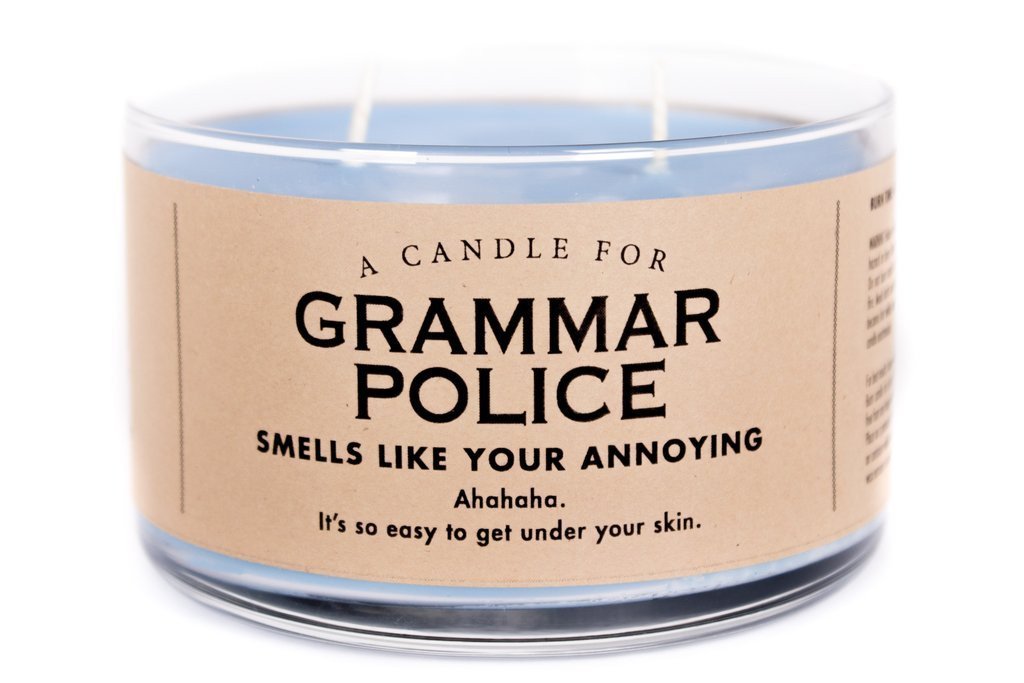 Whiskey River Co: A Candle For the Grammar Police