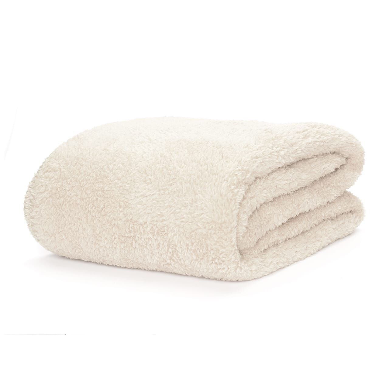 SnugRug Sherpa Throw Blanket Cream at Mighty Ape NZ