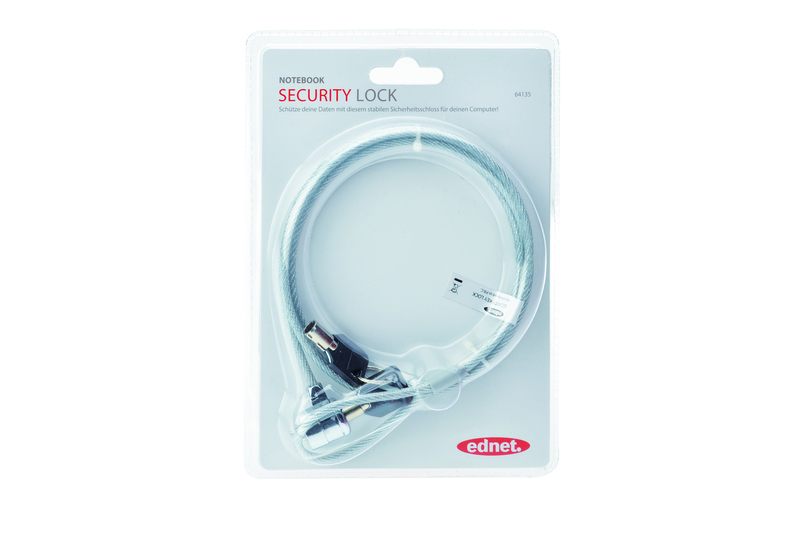 Ednet Notebook K-Slot Lock with 2 Keys image