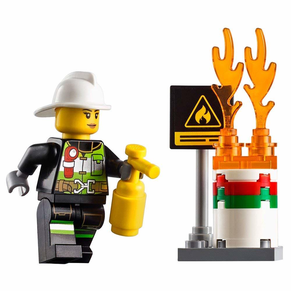 Lego City Fire Ladder Truck 60107 Toy At Mighty Ape Nz