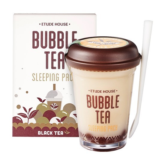 Etude House - Bubble Tea Sleeping Pack Black Tea (100G) image