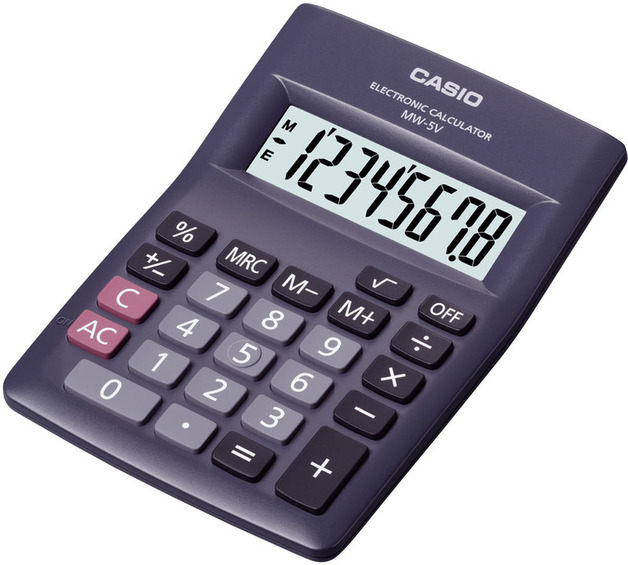 Casio Handheld Calculator MW5VBK