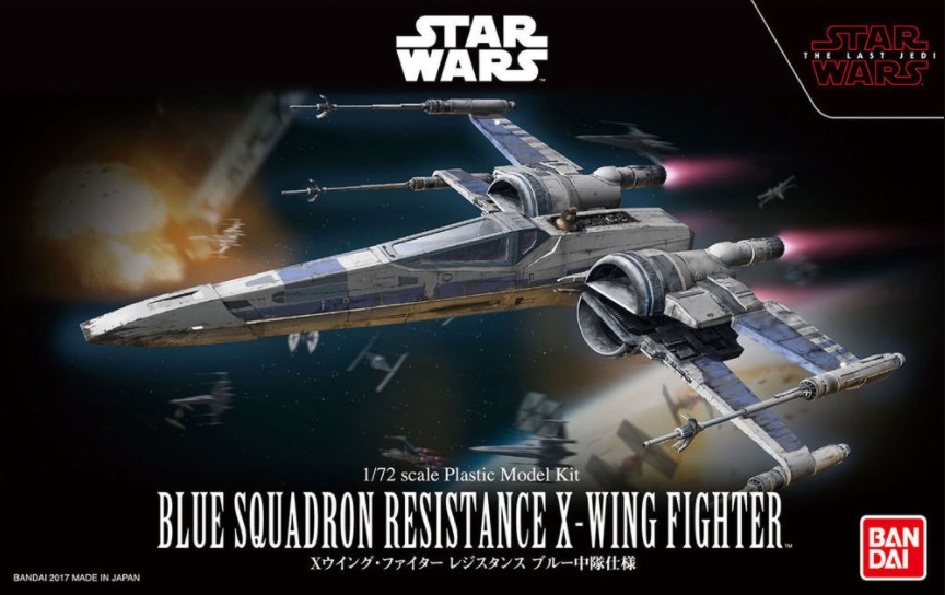 Star Wars 1/72 Blue Squadron Resistance X-Wing - Model Kit