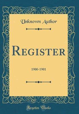 Register by Unknown Author image