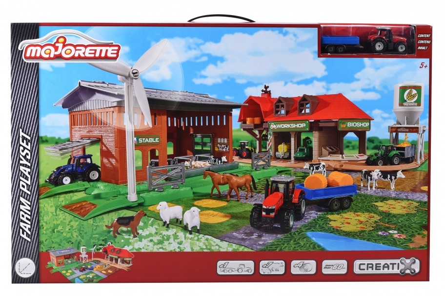 Buy Majorette Big Farm Playset at Mighty Ape NZ