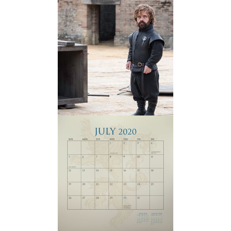 Game of Thrones 2019-2020 17-Month Square Wall Calendar image