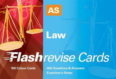 AS Law Flash Revise Cards by Caroline Rowlands image