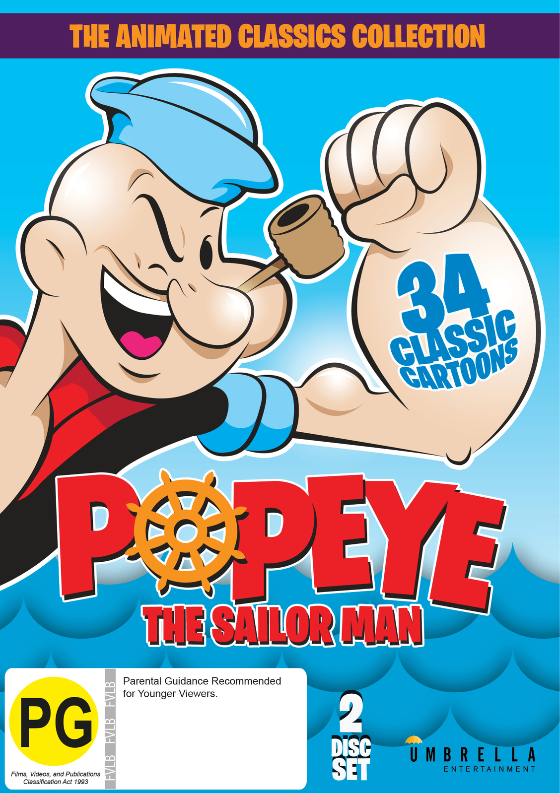 Popeye the Sailor Man: the Animated Classics Collection on DVD image