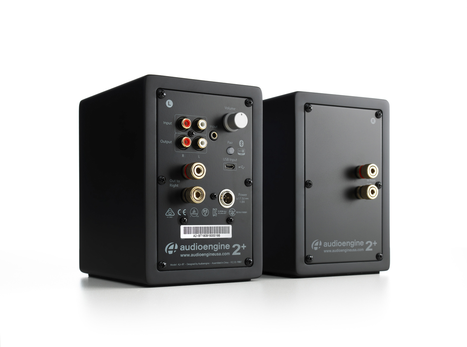 Audioengine 2+ Wireless Desktop Speakers - Satin Black image