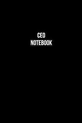 CEO Notebook - CEO Diary - CEO Journal - Gift for CEO image