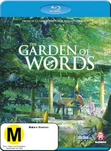 The Garden of Words on Blu-ray