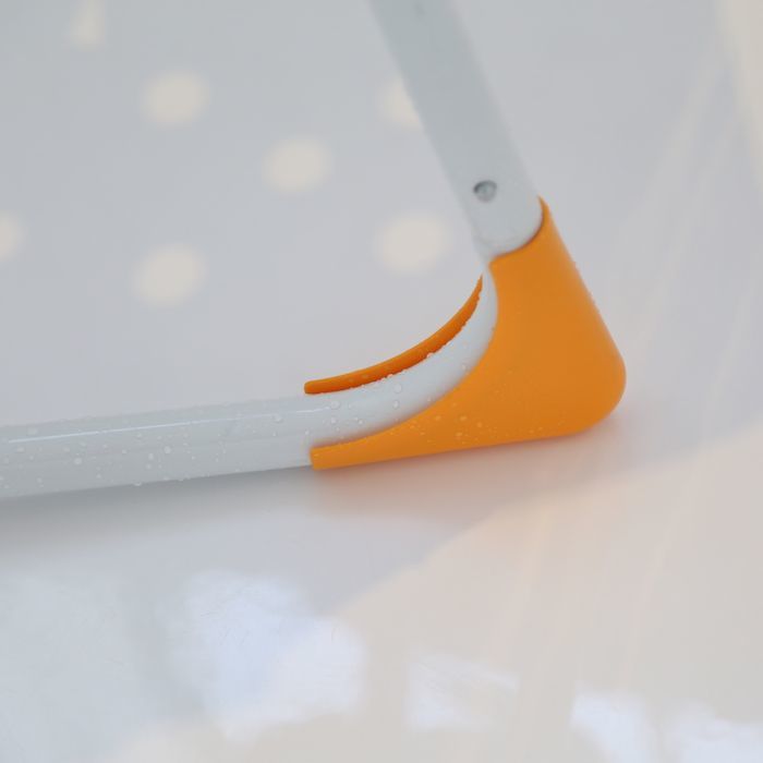 Charli: Baby Shower Chair - Orange/White image