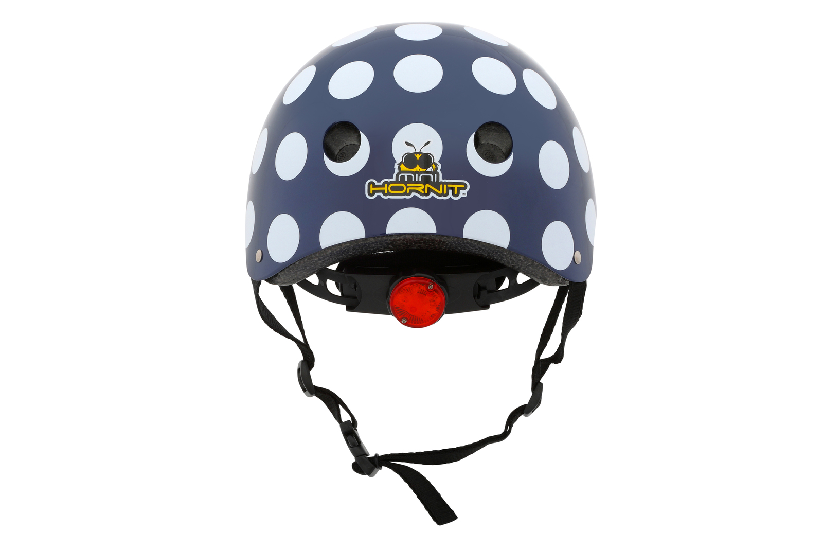 Hornit: Black Polka Dot Bike Helmet - Medium image