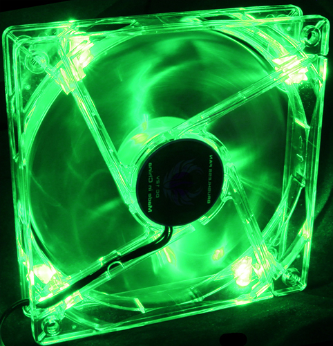 120mm LED Fan - Green image