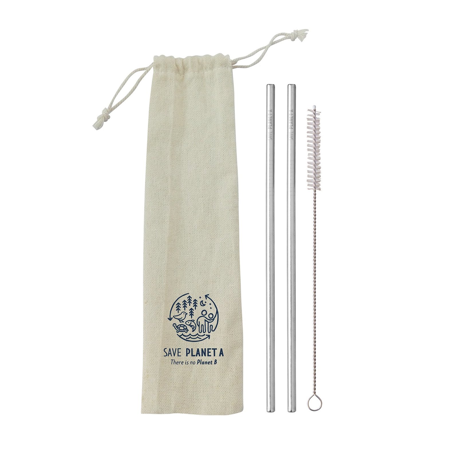 Stainless Steel Straws Travel Pack