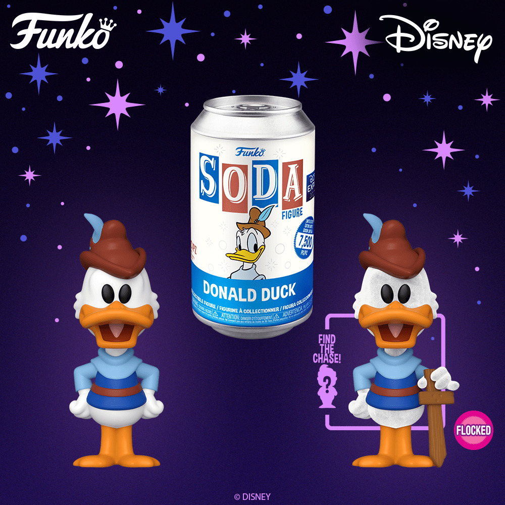 Disney Donald Duck Soda Vinyl Figure + Collector Can at Mighty Ape NZ