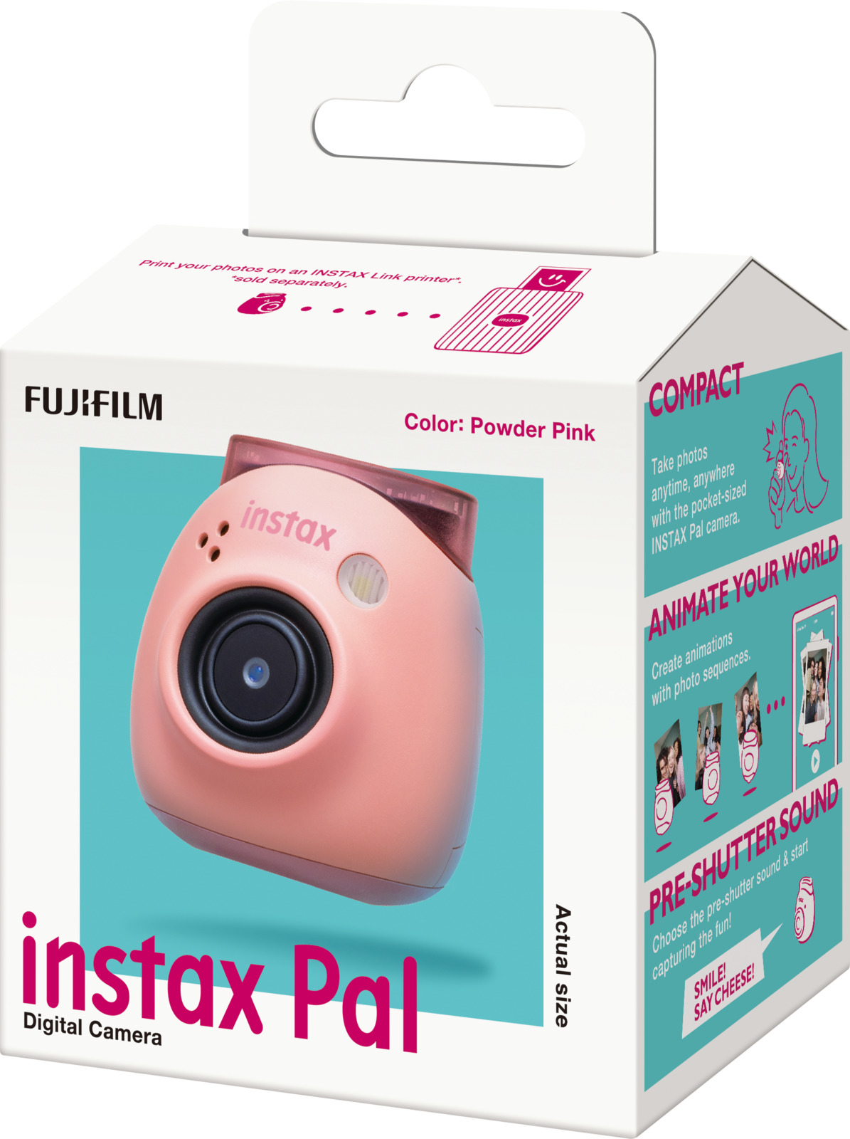 Fujifilm Instax Pal Mini Digital Camera Pink at Mighty Ape NZ
